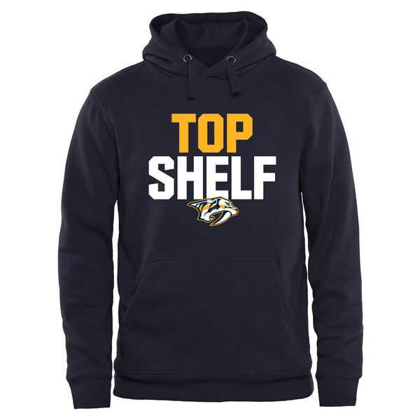 Men's Nashville Predators Top Shelf Pullover Hoodie - Navy Blue,We sell and wholesale Men's Nashville Predators Top Shelf Pullover Hoodie - Navy Blue on line form chian!